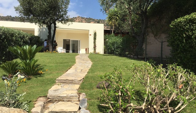 Charming Oleander Villa with Sea view at Is Molas Golf Resort Pula.