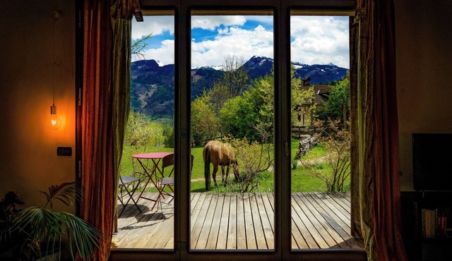 Charming open space on the ground floor. Dolomite's Essence