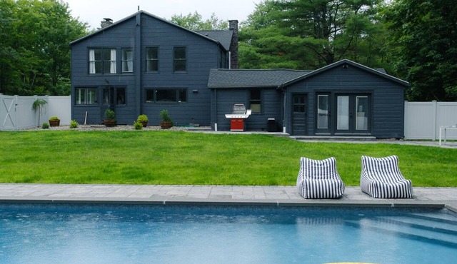 Charming rustic home in the Hudson Valley. Pool is heated and open! New Hot Tub!