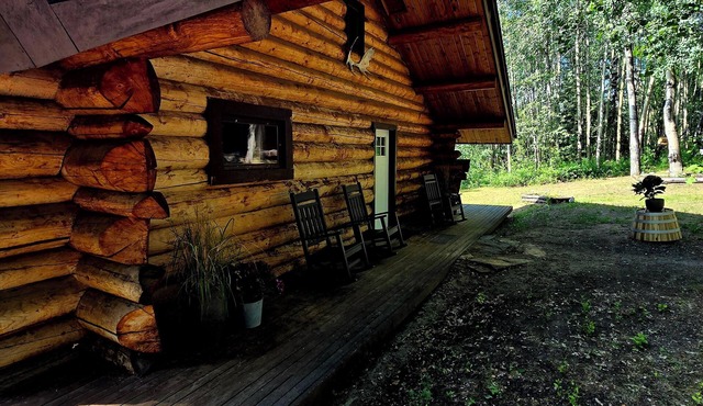 Charming Rustic Log Cabin with Loft – Hillside Escape Near Downtown Fairbanks