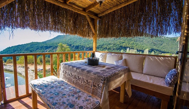 Charming Rustic Style Ecological Honeymoon Villa with Pool and Views