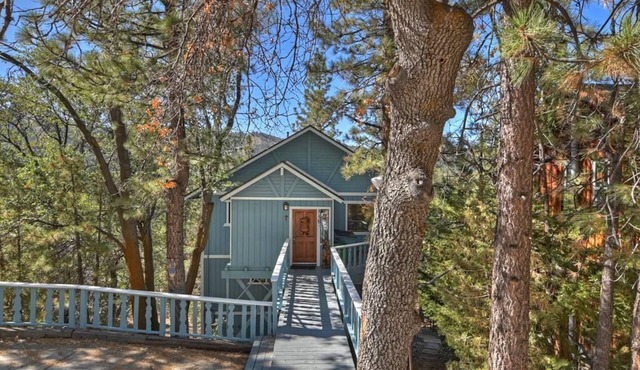 Charming Ski Getaway, views, BBQ, Covered deck near Bear Mountain Ski Resort