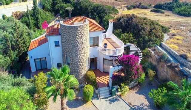 Charming Stone Feature Villa with Private Pool and Serene Coastal Garden Retreat