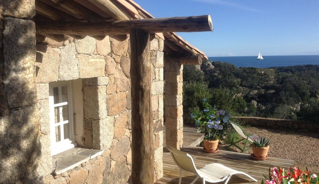 Charming stone for Rondinara bay, Sardinia and Lavezzi Islands