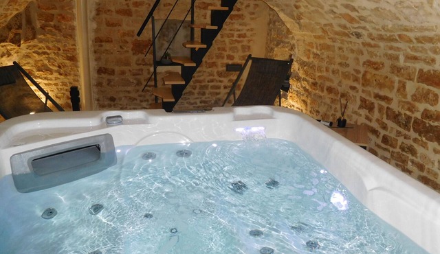 Charming Stone House with Jacuzzi, Forest Walks, and Baby Equipment in Rural Village
