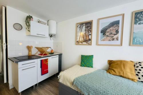 Charming studio for two in the heart of Caen