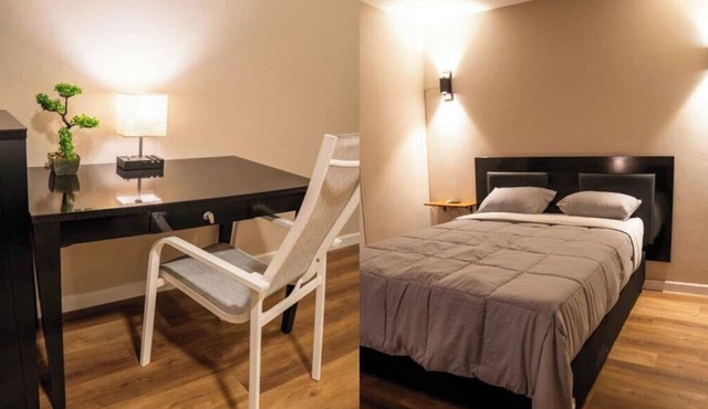 Charming studio in tranquil Claxton Bay with AC and a full en suite bathroom