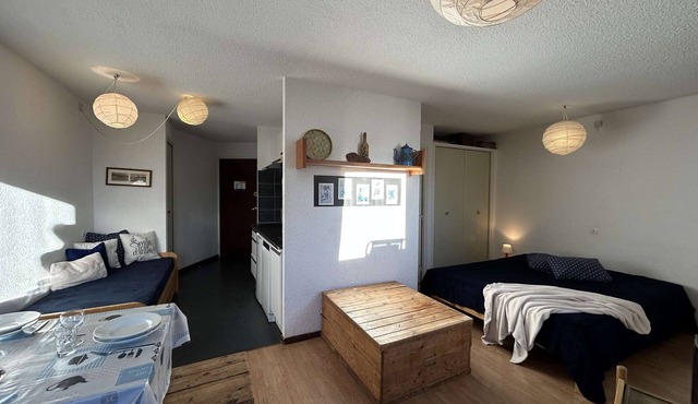 Charming studio Montgenèvre 3 pers with parking