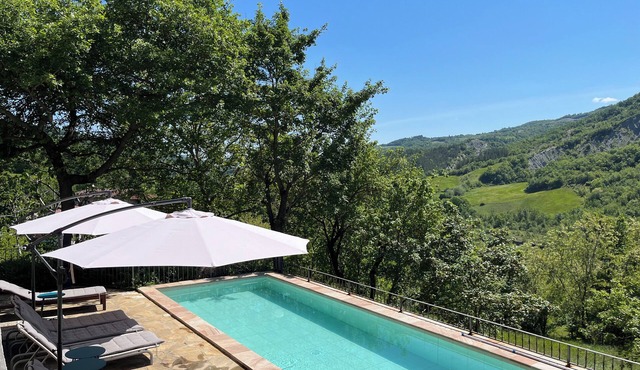 Charming Three-Bed Stone House With Mountain and River Views