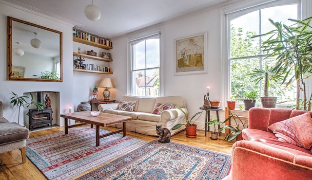 Charming Three Floor Retreat in Lower Clapton with Friendly Cats and Nature