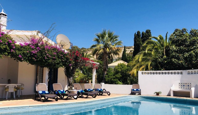 Charming Villa with Heated Pool & Large Garden near Sandy Beach, Hiking and Golf