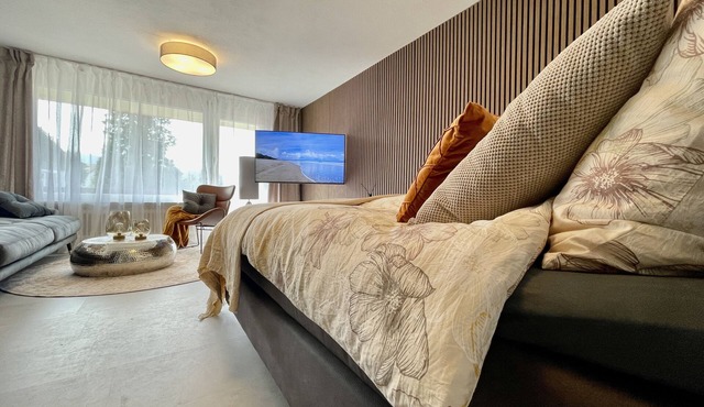 Chic 1-room apartment - just a 2-minute walk from the Rhine
