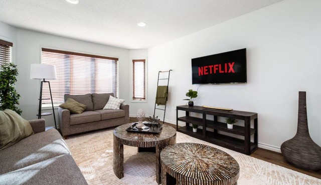 Chic 3BR Modern Home - Wi-Fi - Netflix - Sleeps 8!