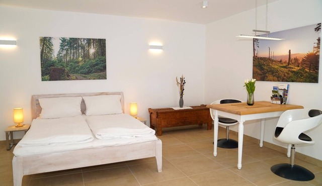 Chic apartment with pool and underfloor heating in the bathroom
