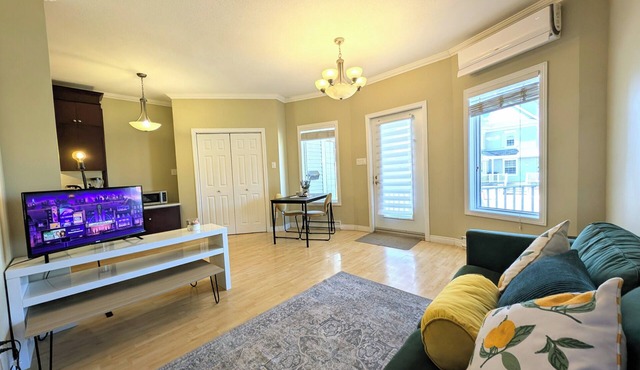 Chic Downtown Campbellton Stay + Kitchen