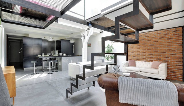 Chic & Spacious Loft 3br/6p Paris Center