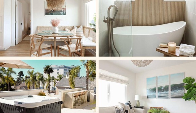 Chic Surf Lodge with Hot Tub & Ocean Views