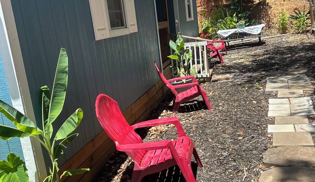Chic tiny house with 2 bedrooms and 2 bathrooms. Perfect for an overnight stay.