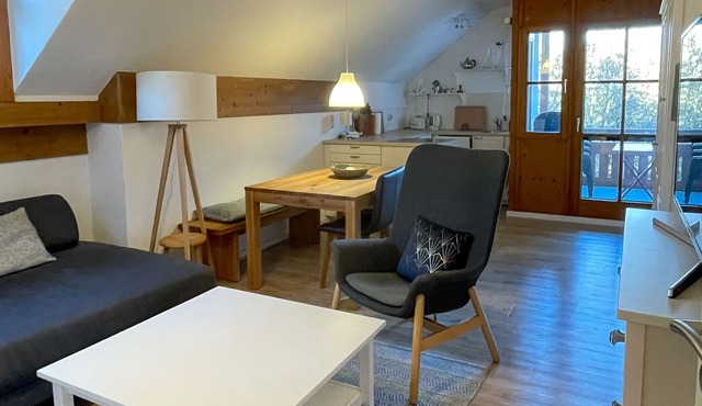 ChiemseeLuft on the 2nd floor, 45sqm with garden view and 2 bedrooms