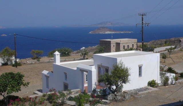 Chora villa 1 with unique sea view