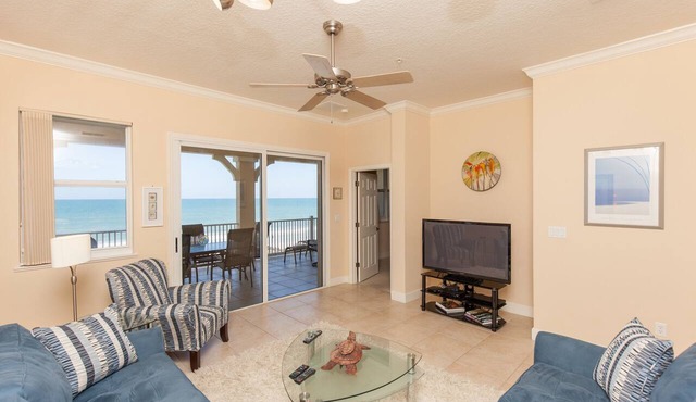 Cinnamon Beach 741 - Direct Oceanfront Corner Unit! New Living Room!