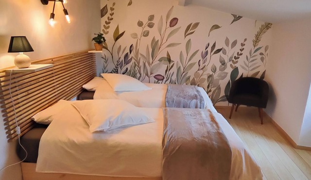Clair Chambre Double Avec Salle de Bains Privative