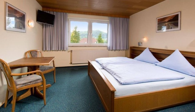 Classic double room shower/WC - Seehotel am Stausee