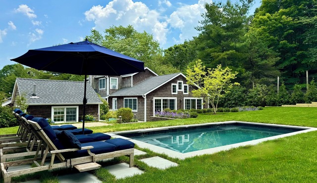 Classic Sag Harbor 5BR 3.5BA with heated gunite pool