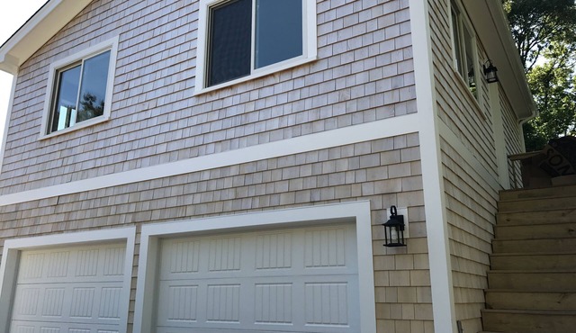 Clean, bright apartment with AC and private yard!