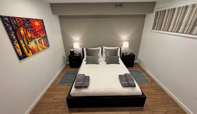 Clean comfy Reston B&B with ping pong table