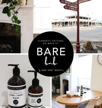 Clements Cottage on Main St. Bare bnb by Bare Body Beauty co.