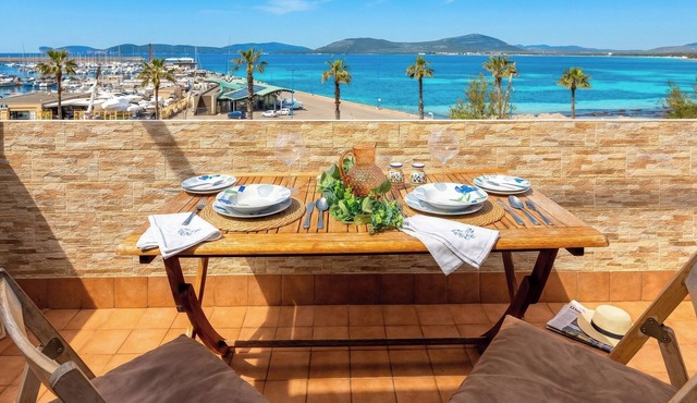ClickSardinia Romantic Sea Loft with beachfront terrace and parking space