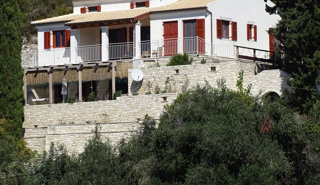 Cliff Top Pool Villa over-looking Lakka Bay Paxos