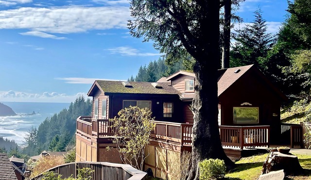 Coastal abode with private hot tub & amazing views