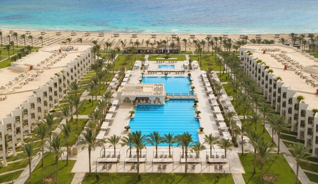 Coastal Elegance Near Almaza Bay Beach with Pool - Room with Side Sea View