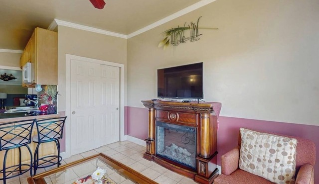 Coastal oceanfront condo with shared hot tub & beach trail access, dog friendly