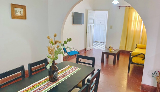 Colonial Apt for 7 · Private Terrace · 3 Bedrooms · 9 Blocks from Main Square