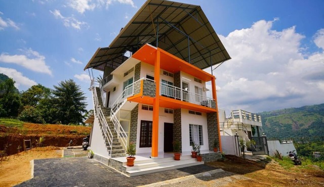 Colorful Artifacts and Modern Decor Hut Stay