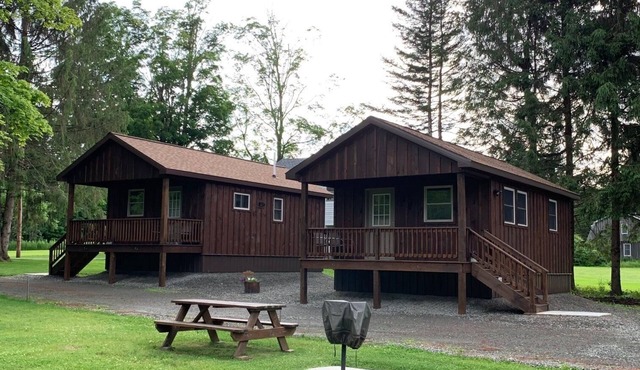 Come stay in a quiet country setting steps from the Delaware River.