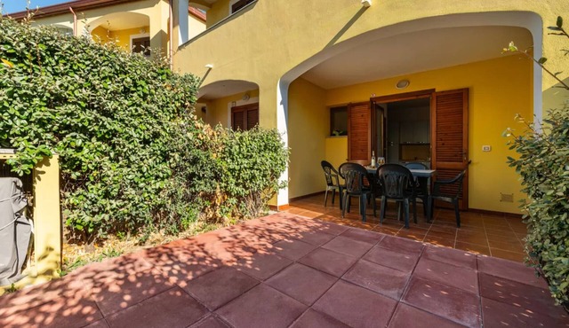 Comfortable accommodation with patio