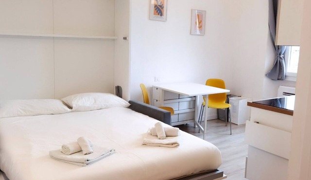 Comfortable and bright studio apartment.