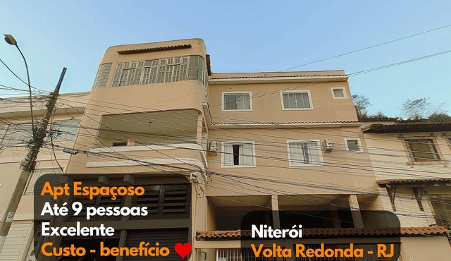 Comfortable apartment for 7 people in Niteroi Volta Redonda