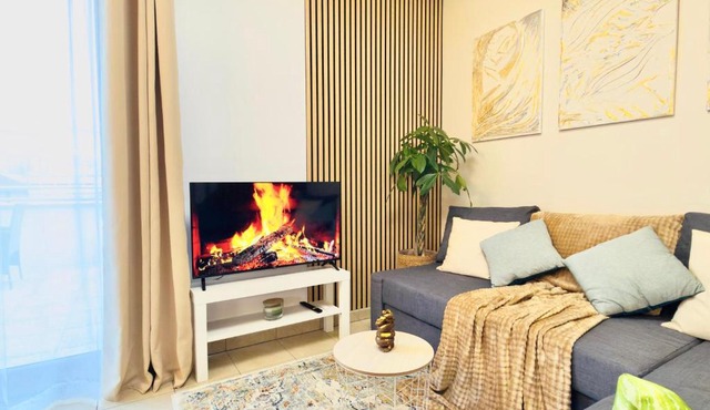 Comfortable Apartment with Balconies near Paris Center TramT9 & Metro7