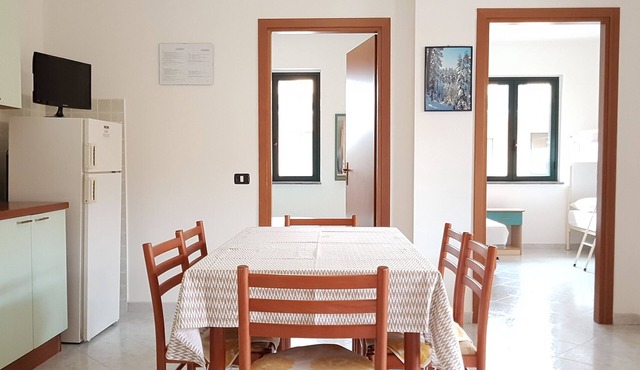 Comfortable apartment 100 meters from the sea with private beach
