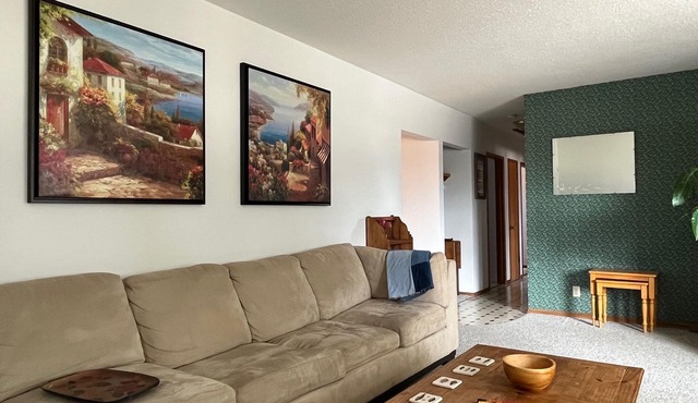 Comfortable, private home with large back yard