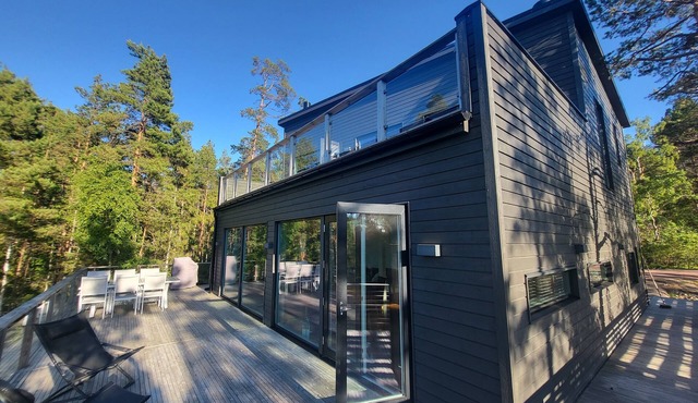 Comfortable seaside villa in the Nordic Archipelago by four star resort
