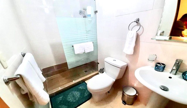 Comfortable spacious apartment with seaview