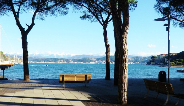 Comfortable spacious apartment in the center of the bay of Le Grazie Portovenere