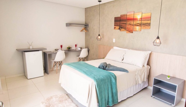 Comfortable|Studio Maré Suites - Praia do Francês | With Redário