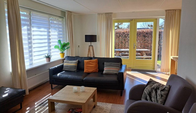 Comfortable, well-kept vacation home on a quiet vacation park in Drenthe